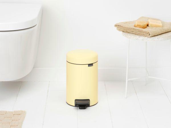 Poubelle à pédale newIcon 3 litres Mellow Yellow - Brabantia Compacte et Écologique_3