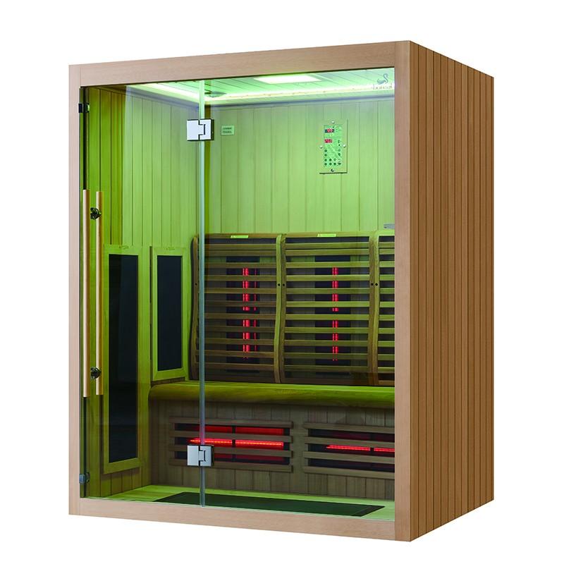 SAUNA INFRAROUGE BOREAL® SIGNATURE 160 À SPECTRE COMPLET - 160X120X205_3
