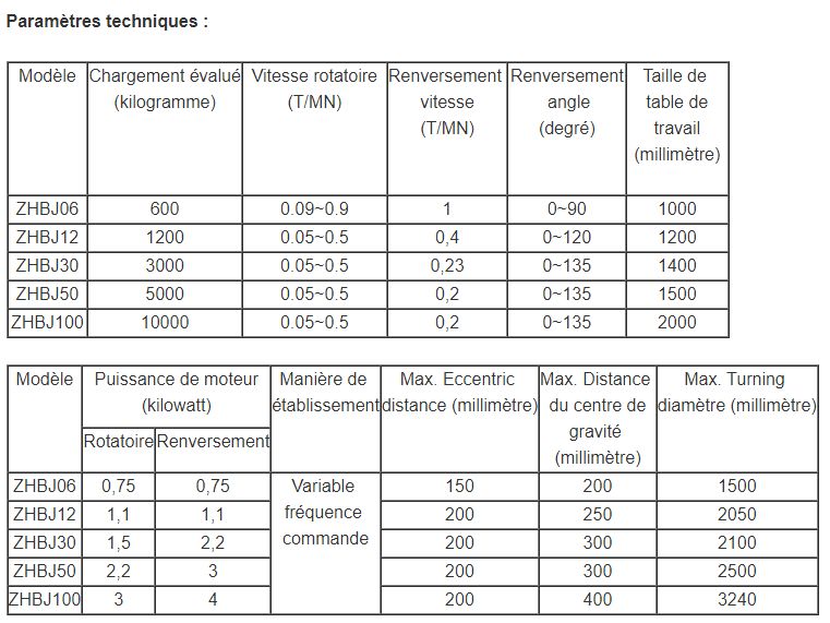 Zhbj12 - positionneur de soudure - Wuxi Ronniewell Machinery Equipment Co., Ltd - rotation table et renversement 120° - chargement évalué 1200 kg_3