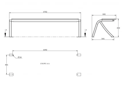 Banquette KHAYA stratifié compact_3