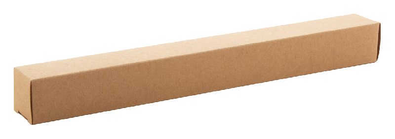 Éventail en polyester RPET - livré avec boîte en papier kraft - couleur blanche - poids 40g_3