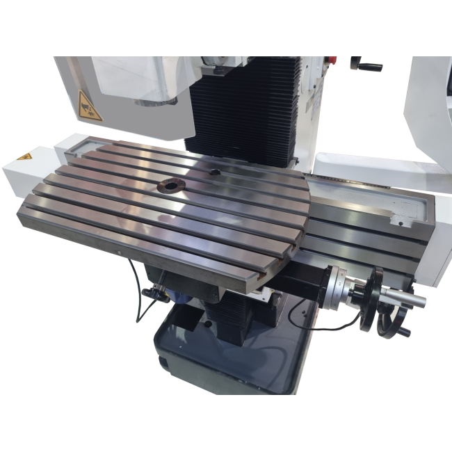 Fraiseuse conventionnelle OLYMPIC - FO320V / FO600V, avec table de 320x750mm et 500x900mm, vitesse de broche jusqu'à 2000 tr/min_3