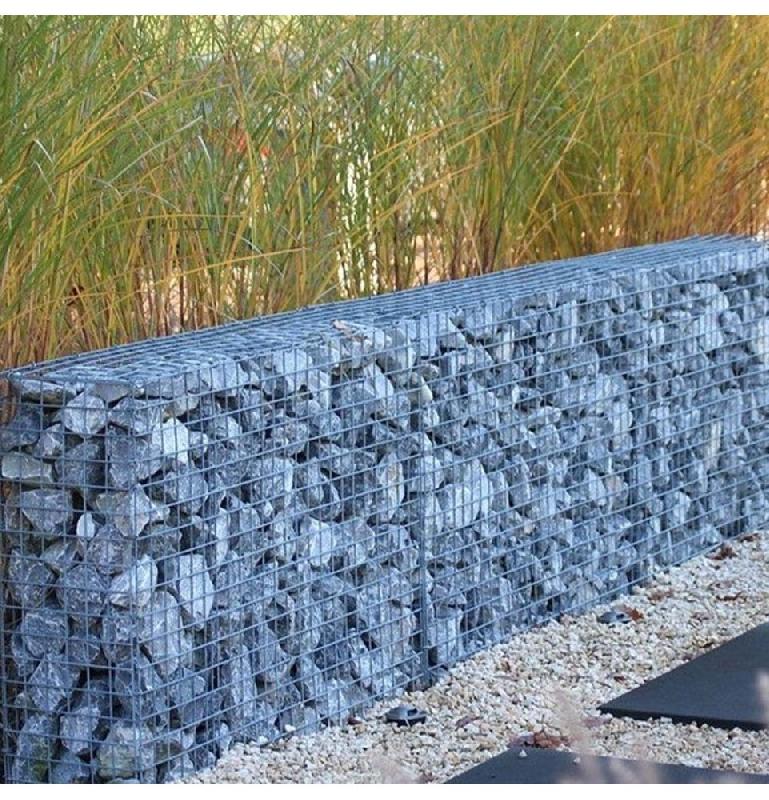 Gabion décor cube 120 x 60 cm - gab1206060 - cage en fil zinc aluminium, volume 0.22 m3_3