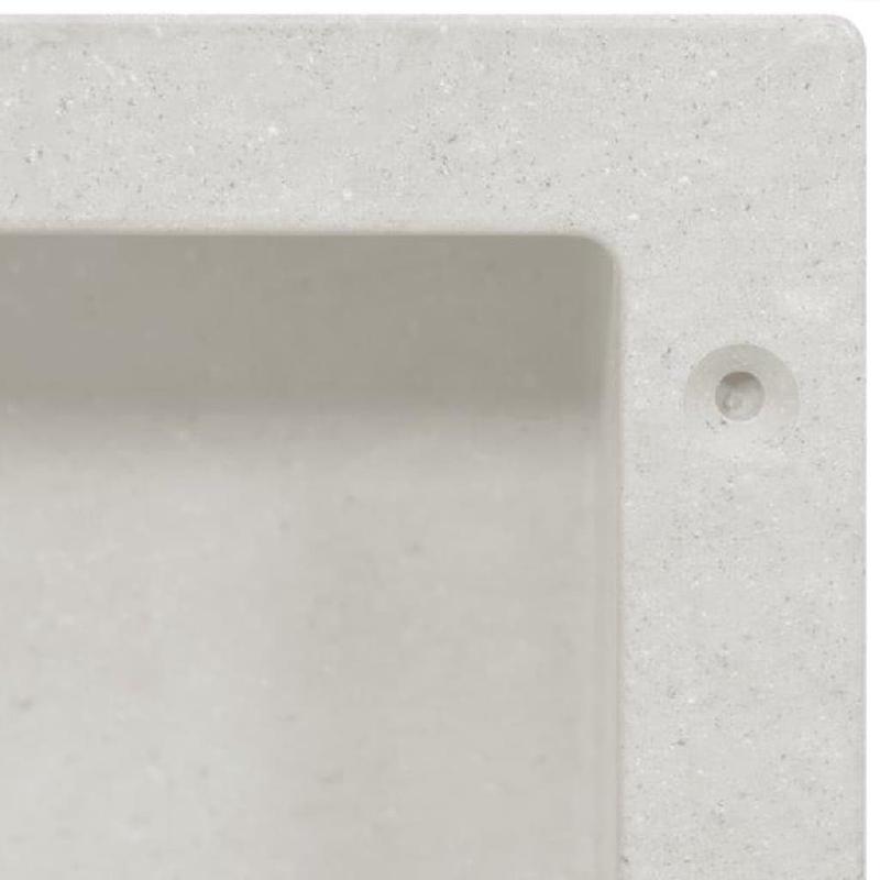 Vidaxl niche de douche blanc mat 41x36x10 cm 151390_3