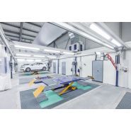 Structure éclairée pour opérations de dégraissage et séchage