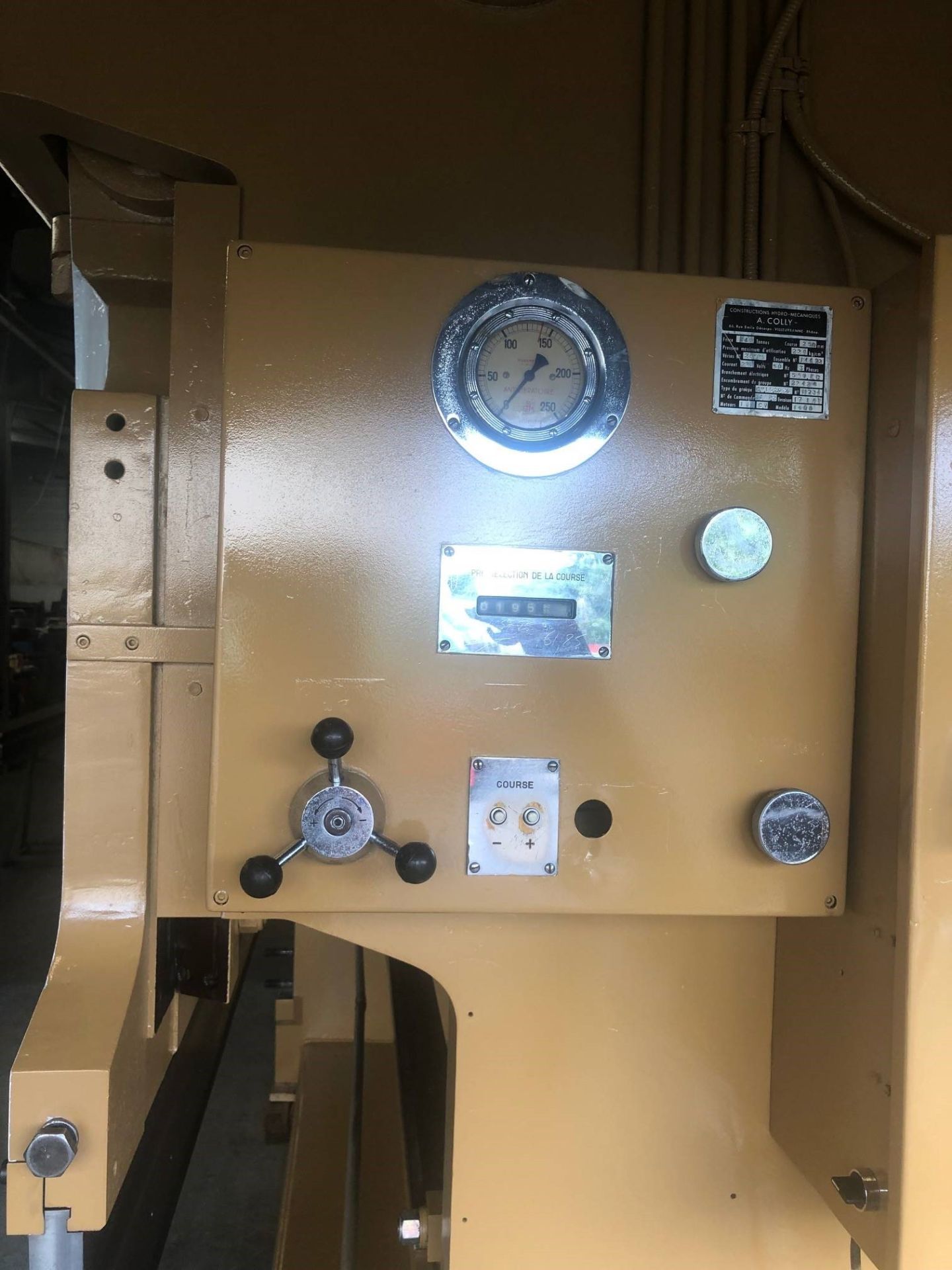 Presse plieuse industrielle COLLY 3000 x 140T - Occasion - Réf 3261_3