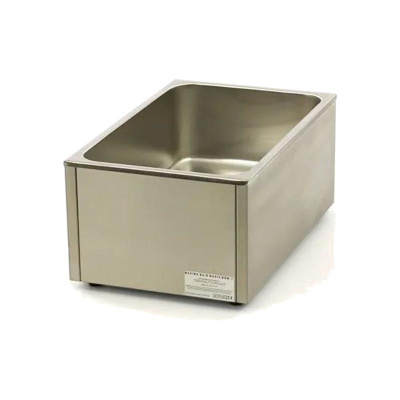 Bain-marie électrique professionnel - 1 x GN 1/1 - avec robinet de vidange | Maxima_3