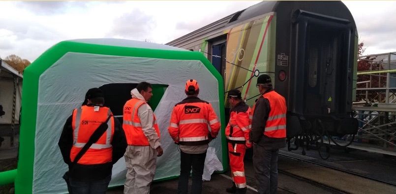 Cabine gonflable SELLERPRO - modèle Aéro 1 - 6x4x2,8m - dédiée à l’aérogommage/sablage/grenaillage_3