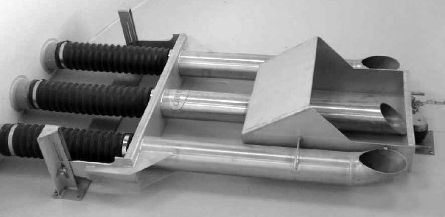 Chasse pendulaire modulable pour filtration des eaux brutes