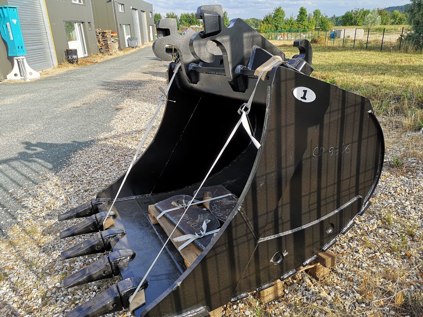 Godet de tranchée et terrassement pour usage intensif