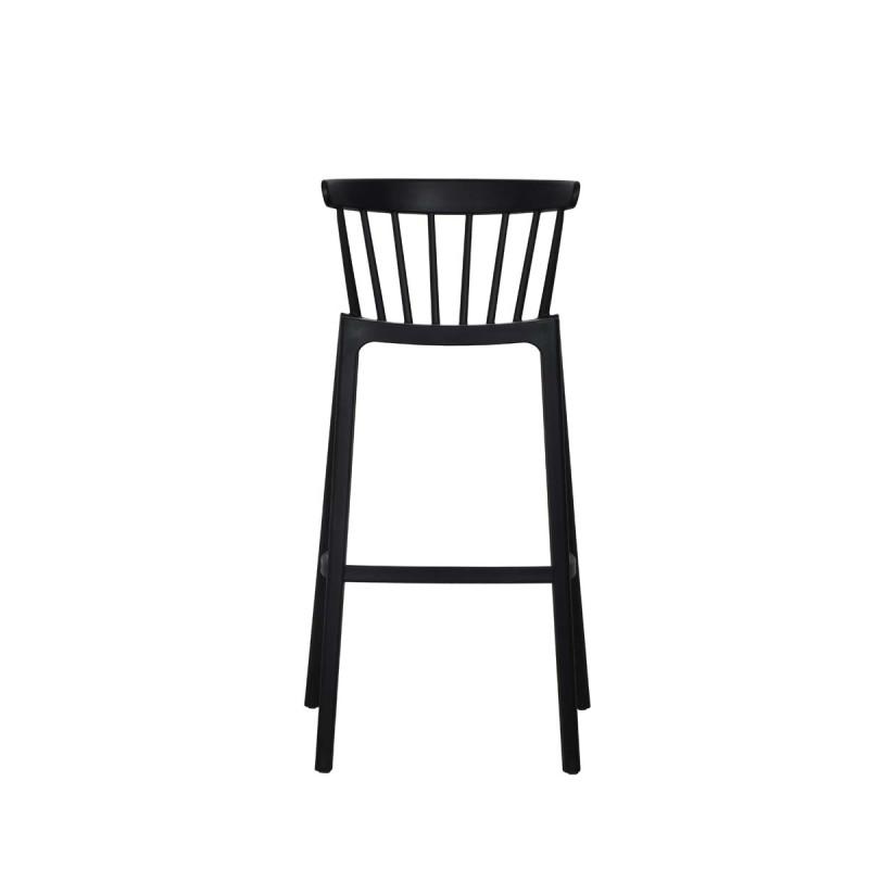 Windson - Tabouret de bar empilable en polypropylène Noir_3