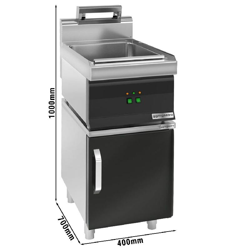 Chauffe-frites - 1,17 kW - 1x GN 1/1 - incl. Soubassement avec 1 porte  - Mario 700 | GGM -WK473-GK466T_3