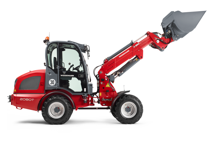 Mini-chargeuse télescopique 4.5t - Weidemann 2080T - Hauteur de levage et portée élevées_3