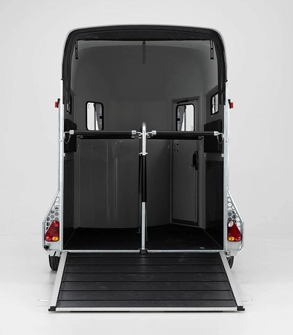 Remorque pour transport d'animaux - 2 places + porte calèche - Cheval Liberté Gold Marathon_3