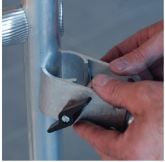 Échafaudage roulant aluminium pliant T-ONE 155 - Comabi SNC - Hauteur de travail max 7,70 m - Base pliante et montage rapide_3