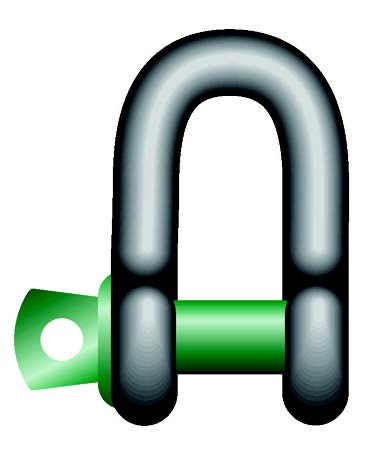 Manille Green Pin® standard - acier forgé - lyre haute résistance - axe boulonné - bâtiment, travaux publics, forestier, maritime_3