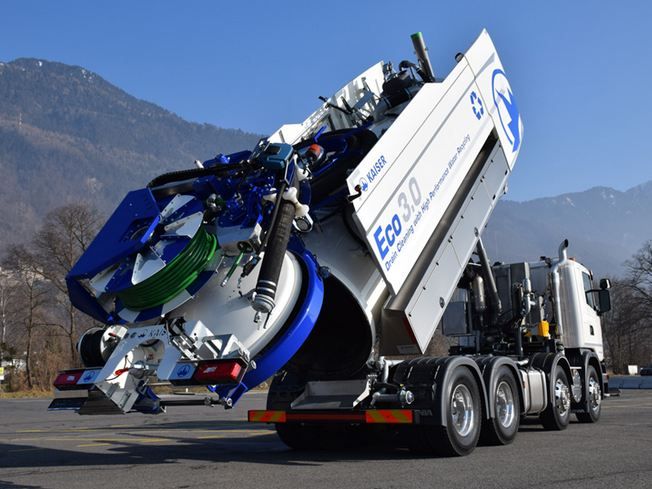 Eco 3.0 camions aspirateurs - Kaiser - 1 600 à 3100 m3/h, 400 L/min, 200 bars_3