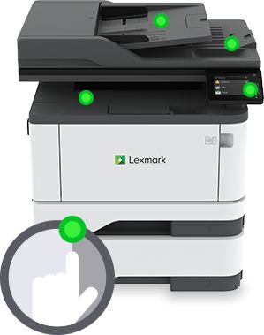 Mx330/430 series - imprimantes multifonctions - lexmark france - vitesse 24 pages par minute¹_3