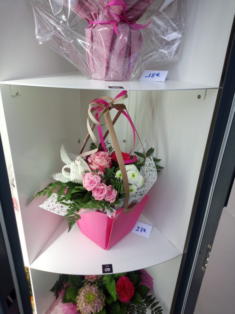 Kiosque DAPSNEO avec vitrines vitrées et fixes