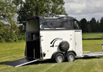 Van à chevaux hippomobile - Cheval Liberté - 2 essieux - 2 places - PTAC 2600 kg - 315 x 167 x H230 cm - Référence Touring XL_3