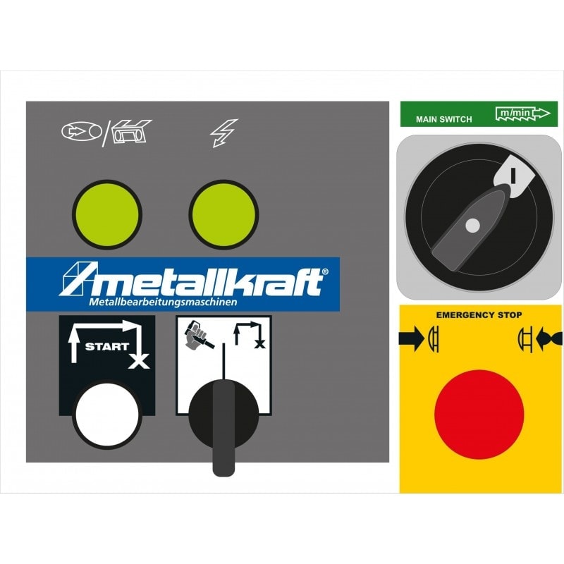 Scie à ruban Métallkraft BMBS 230x280 H-DG - hydraulique, semi-automatique, coupe angulaire de métaux_3