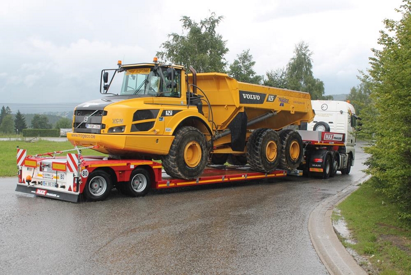 Plateau extensible surbaissé MAX 510 pour charges volumineuses