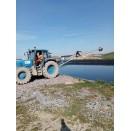 Équipement de mélange de lisier avec cardan tracteur