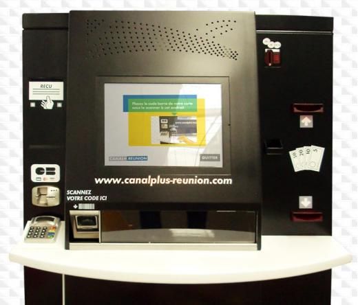 Borne de paiement autonome Topia Mini PFLS - compacte, positionnable en îlot, paiement espèces et carte_3