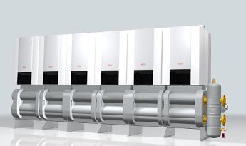 Équipement de chauffage à gaz avec contrôle innovant et options de montage en cascade