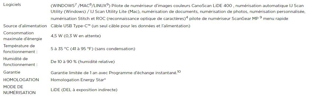 2996c003 - scanner photo - canon france - optique : 4800 x 4800 ppp2_3