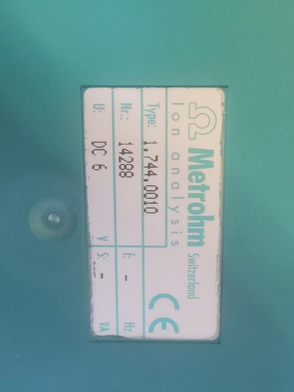 PH-mètre de laboratoire Metrohm 744_3