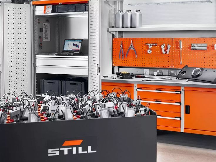 Système de rangement complet Cubio - Pour ateliers et garages professionnels - Armoires, établis et solutions modulaires_3