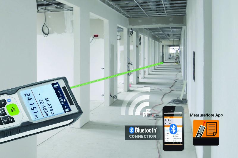 Lasermètre GI7 Pro-Vert - laser vert, interface Bluetooth, capteur d'inclinaison 360° - Marque Romus_3