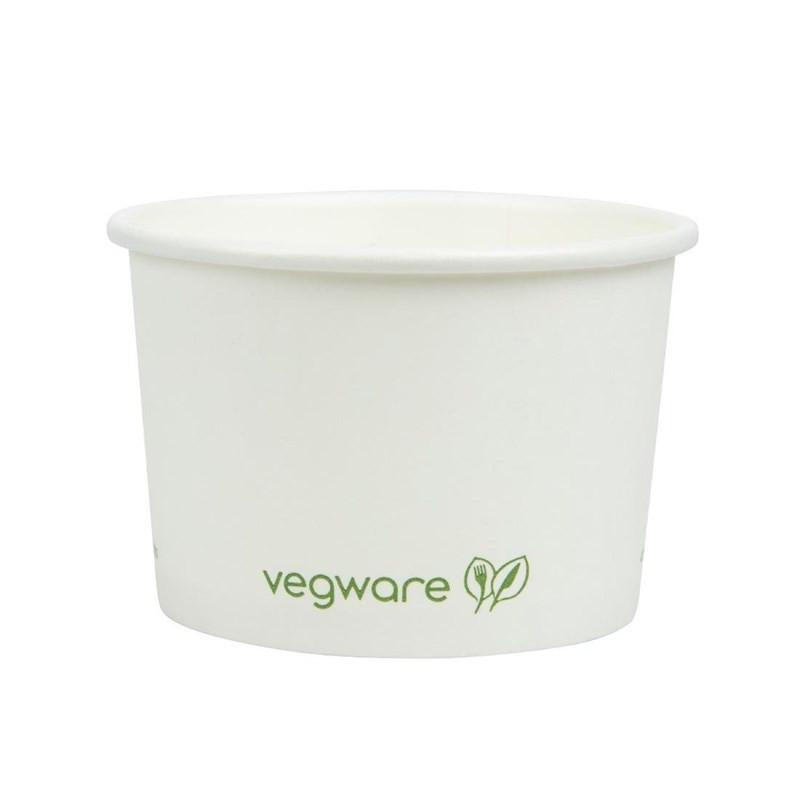 Pots pour aliments chauds compostables - 340ml - Lot de 500 | Vegware_3