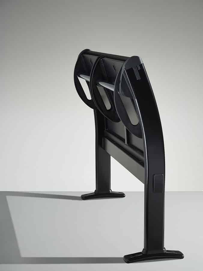 Siège d'amphithéâtre avec table modulable en rangée droite pour les universités, salles de formation - Q3000 - ATOMA_3
