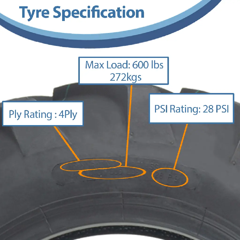 6-12 Open Centre Tyre  Tube Cleated Rotovator Lug Industrial H167 Journey Set_3