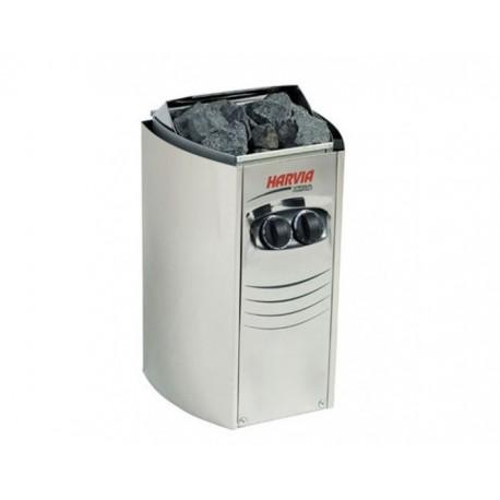 Cabine de sauna d'angle Harvia 163,5 x 163,5 x 202 cm - 2 à 3 personnes - Poêle Vega 8 kW et accessoires inclus_3