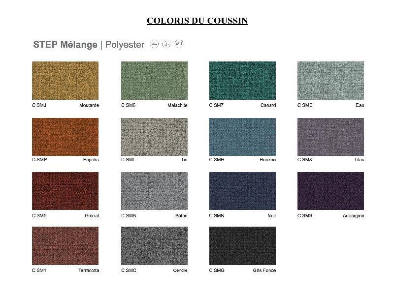 Chaise avec assise tissu Artea - Sokoa - Nuit - SMN_3