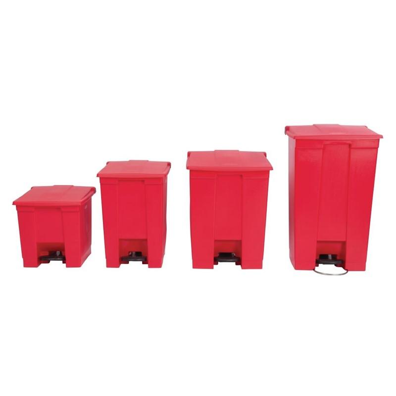Conteneur à pédale rouge 87L | Rubbermaid - L629_3