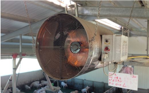 G56-100 - Générateur d'air chaud à gaz - Franco - 100 kW - Série G en acier inoxydable_3