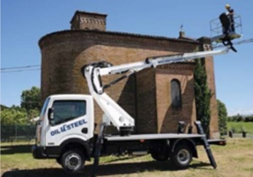 Scorpion 1812 sur nissan camion nacelle - oil & steel france - 17,8m_3