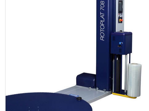 Filmeuse de palette Rotoplat - Table rotative avec contrôle Multilevel et écran tactile pour un emballage personnalisé_3