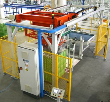 Dépalettiseurs automatiques à tête mobile - Pantograph AD EC/FC 20 - Clevertech France - avec tête magnétique ou à vide_3