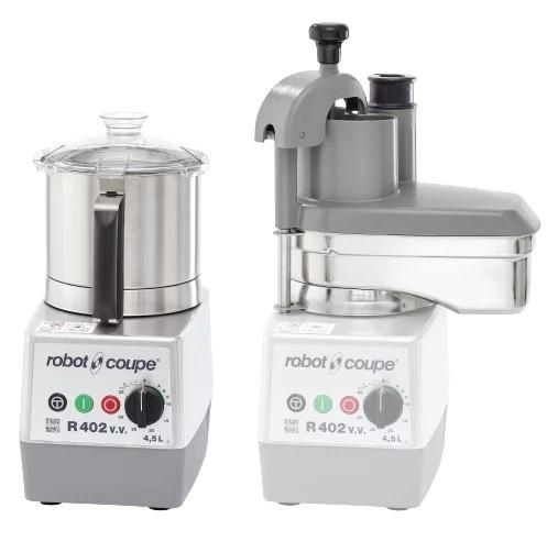 Combiné Cutter et Coupe Légumes R402V.V. 6 disques Cuve 4,5L inox 1000W ROBOT COUPE_3