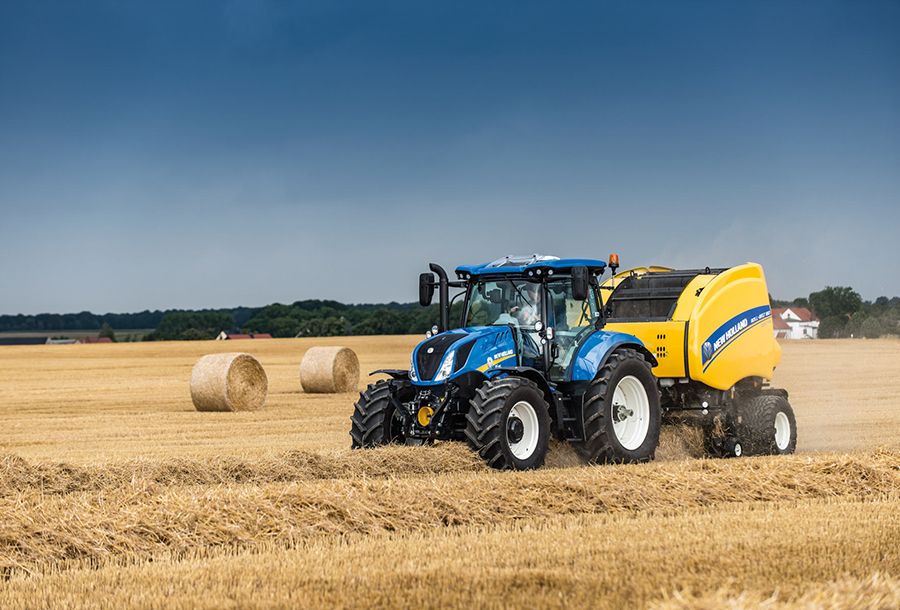 Roll-Belt 180 ActiveSweep - presse à balle ronde New Holland - diamètre 90 à 180 cm - largeur 120 cm - ramasseur 2,08 m_3