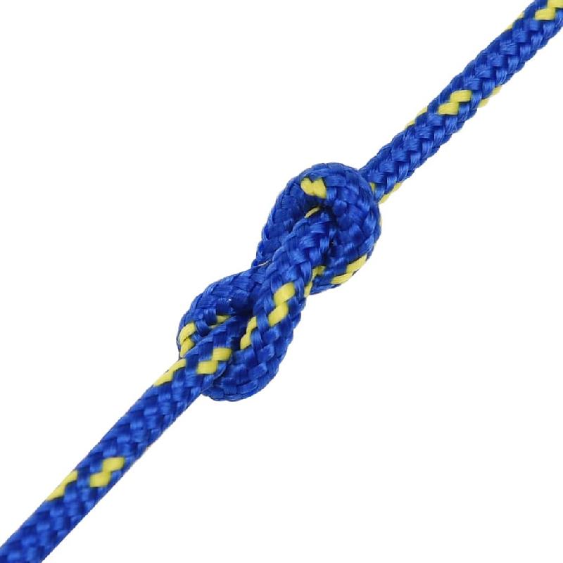 Vidaxl corde de bateau bleu 5 mm 500 m polypropylène 152442_3