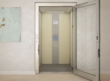 Plateforme élévatrice PMR E07 avec cabine AR:IA - Hydraulique - Charge jusqu'à 400 kg_4