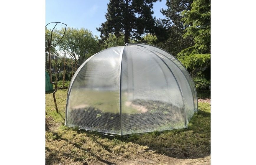 Serre de jardin octogonale pour  un espace de culture différent (10,43 m2) avec Ventilation par la pose d'un filet sur la porte- IGLOO avec ou sans tablette_4
