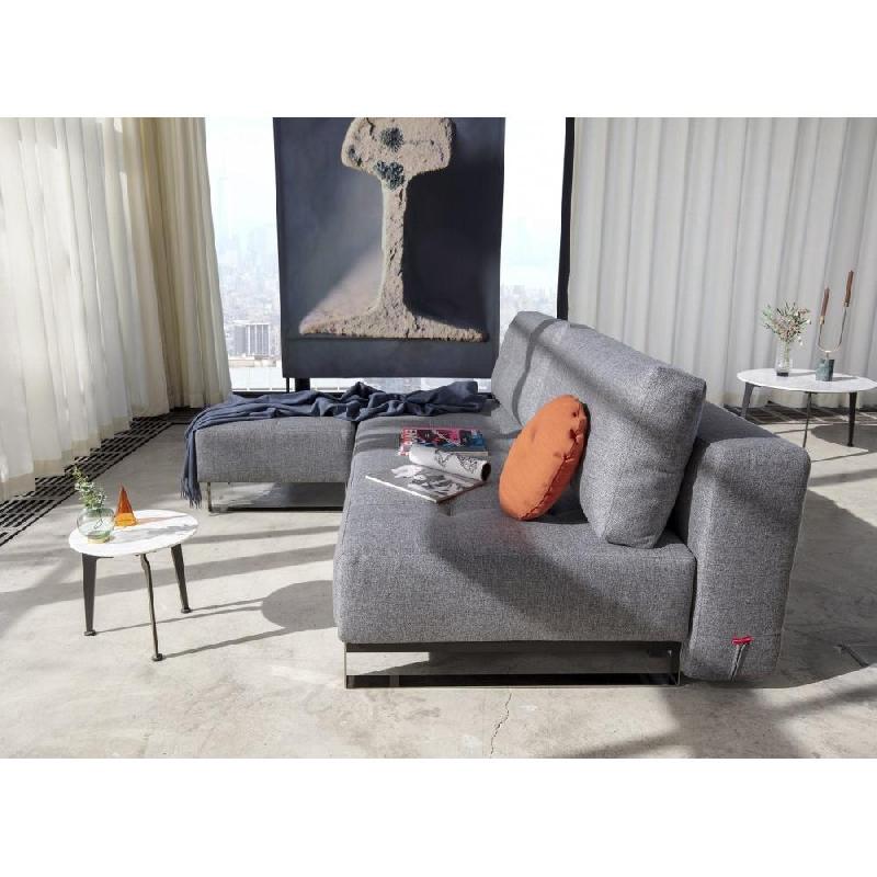 Canapé design convertible INNOVATION LIVING Supremax Deluxe - lit 155x200 cm - gris Twist Charcoal_3