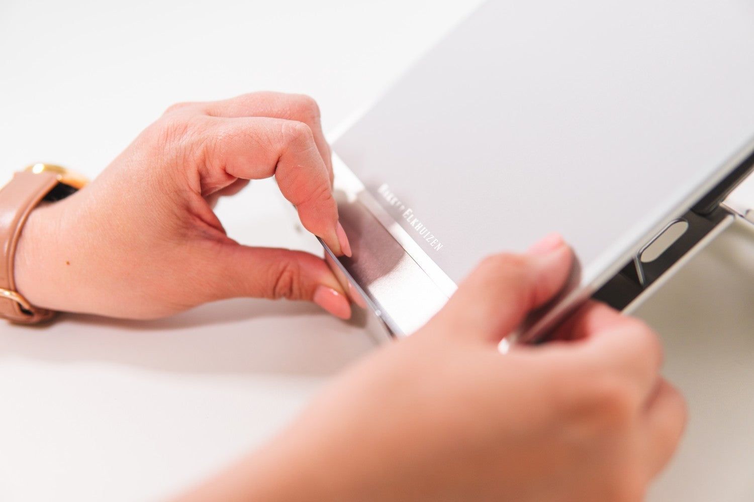 Support d'ordinateur portable de bureau - rehausseur d'écran avec réglages multiples - Garantie 2 ans_3